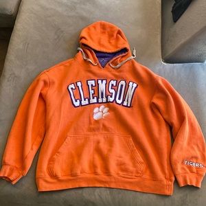 Orange Clemson hoodie